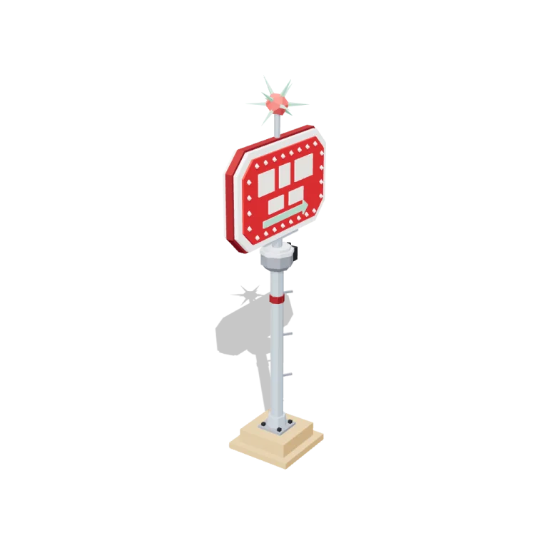 Spinning sign — free 3D model