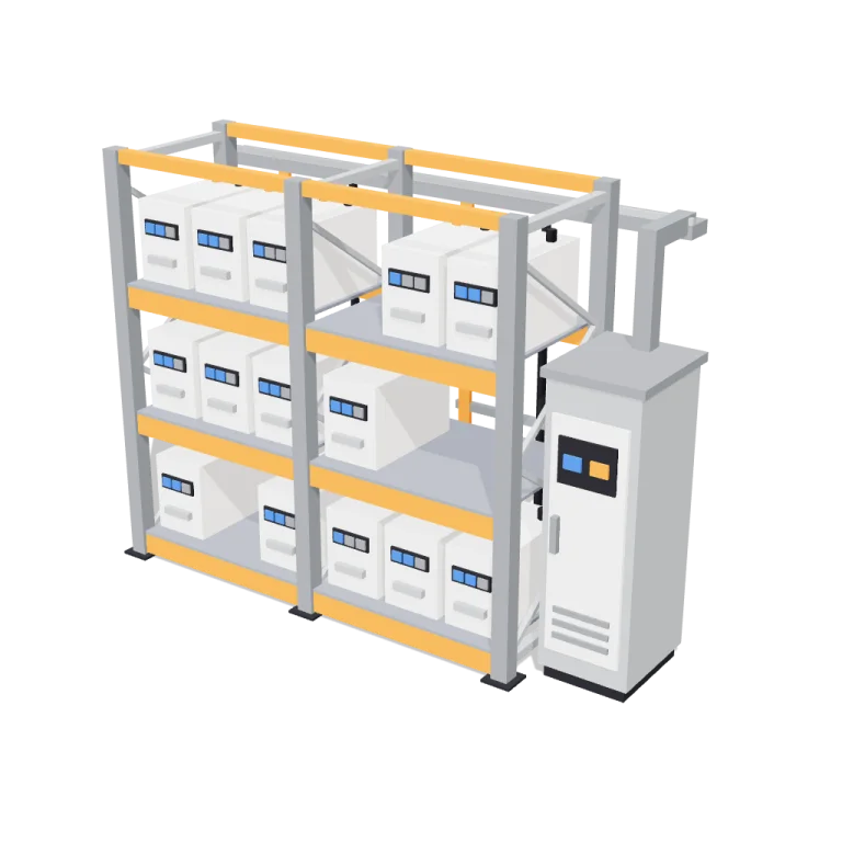Battery racks — free 3D model