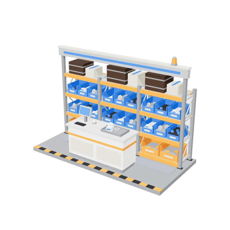 Parts store — free 3D model