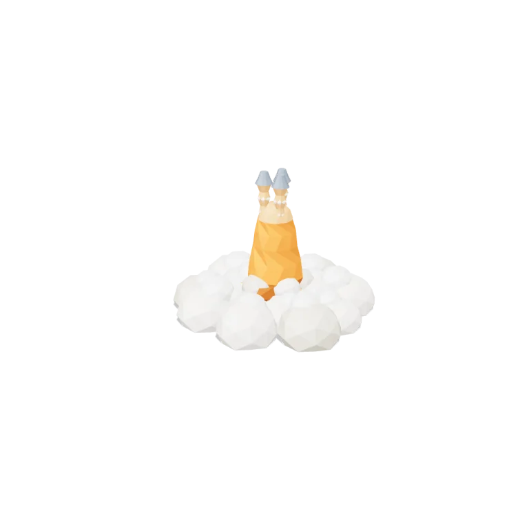 Exhaust plume — free 3D model