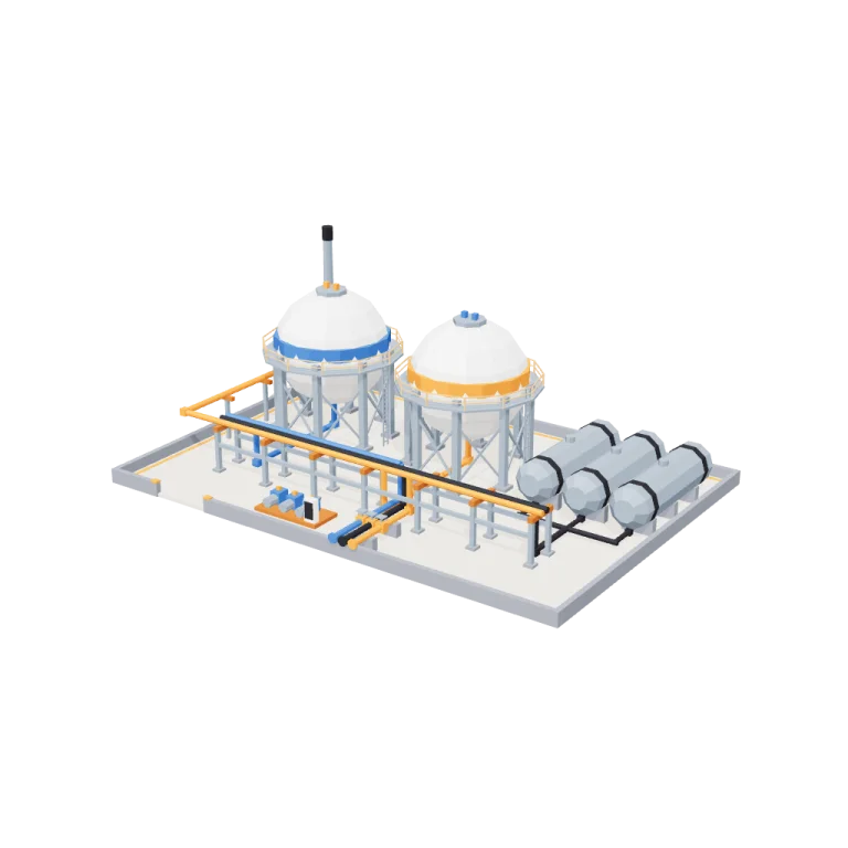 Fuel farm — free 3D model