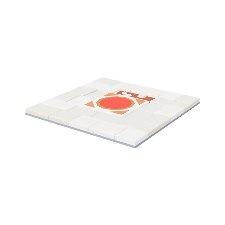 Paved forum tiles — free 3D model
