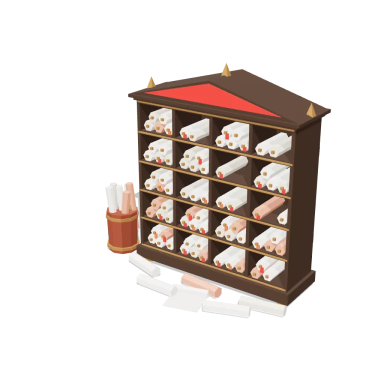Scroll racks — free 3D model
