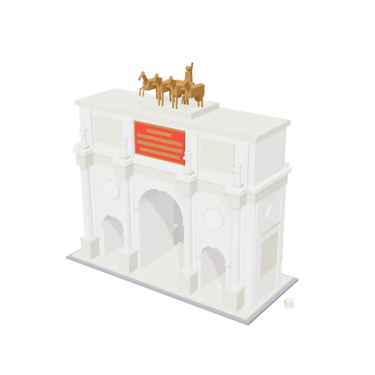 Triumphal arch — free 3D model