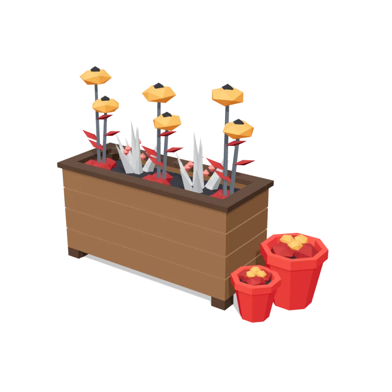 Planters — free 3D model