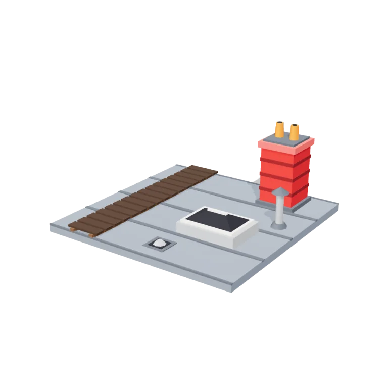 Rooftop tiles — free 3D model
