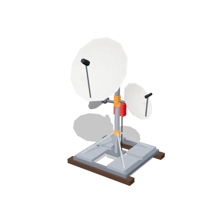 Satellite dishes — free 3D model