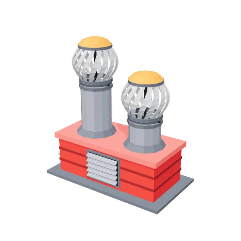 Spinning vents — free 3D model