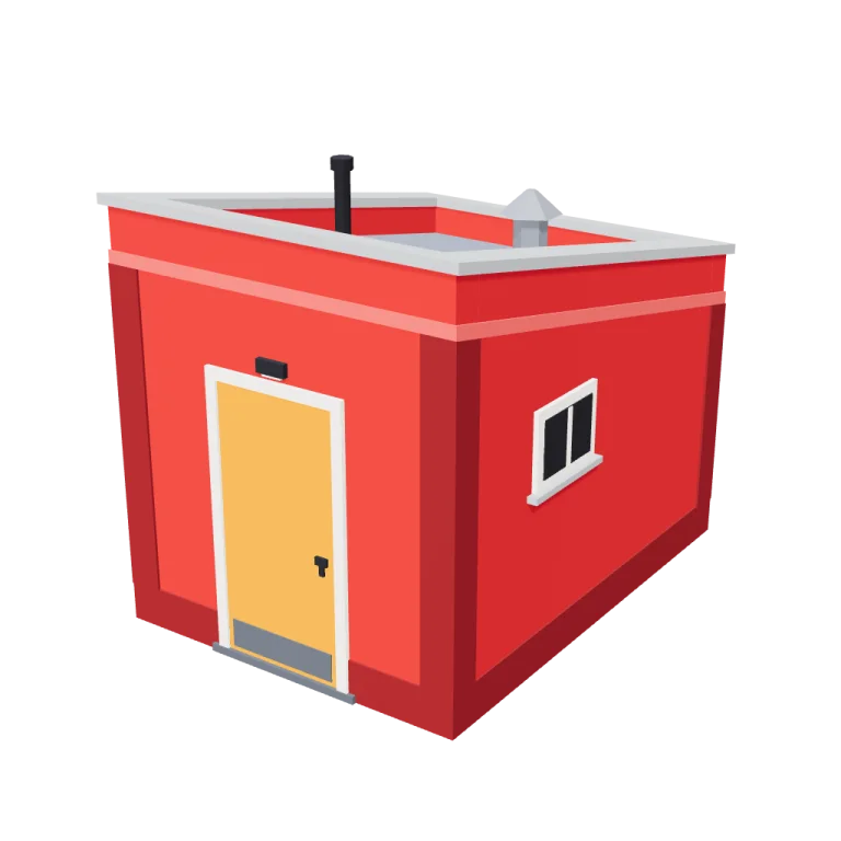 Stair huts — free 3D model