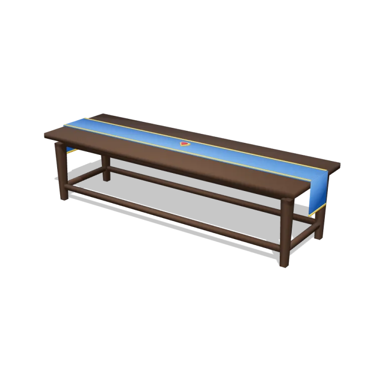 Long tables — free 3D model