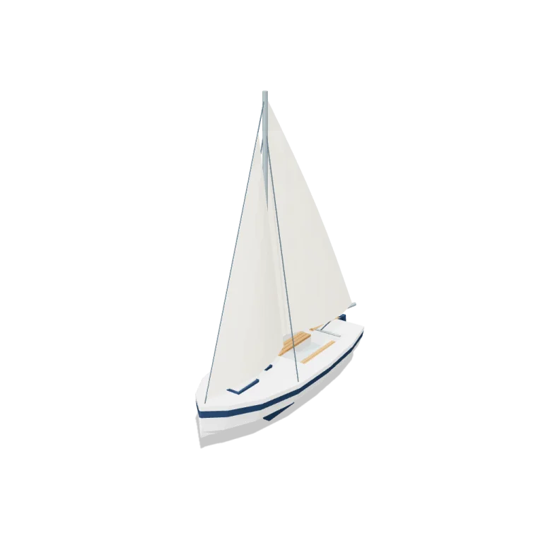 Sailboat — free 3D model