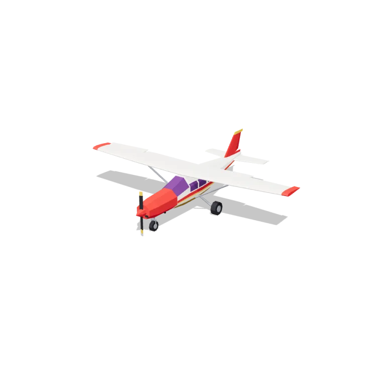 Light aircraft — free 3D model