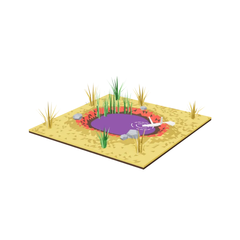 Waterhole — free 3D model