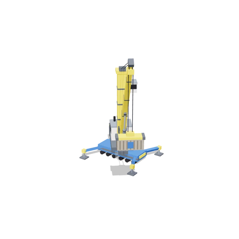 Moving crane — free 3D model