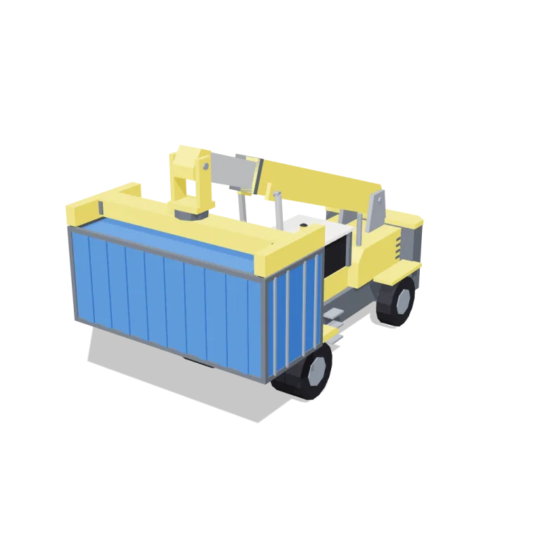 Reach stacker — free 3D model