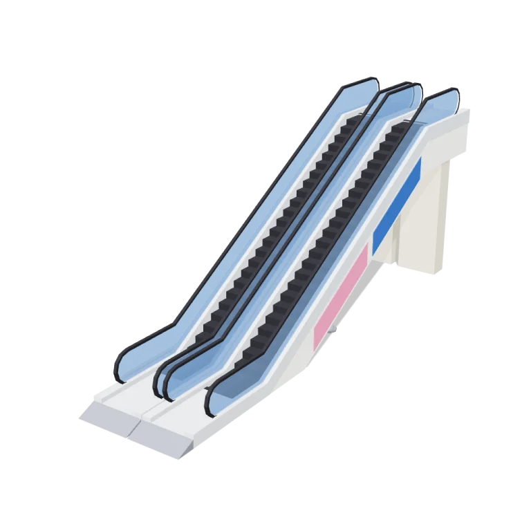 Escalators — free 3D model