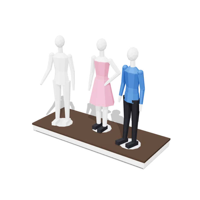Mannequins — free 3D model