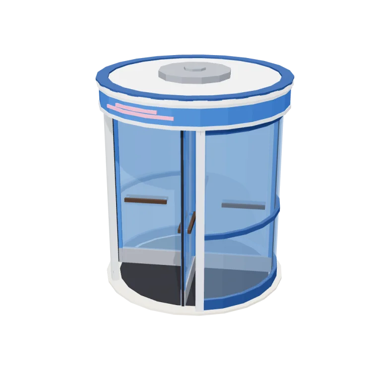 Revolving door — free 3D model