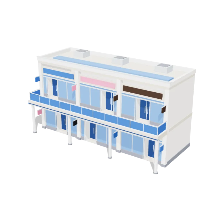 Shop units — free 3D model