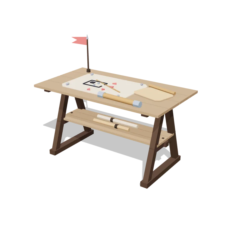 Maps table — free 3D model