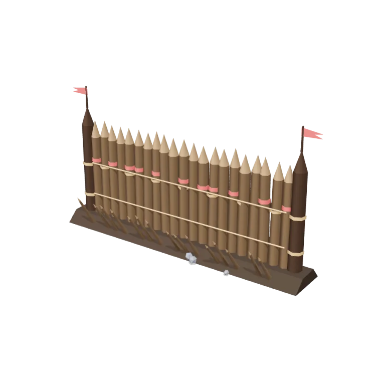 Palisade — free 3D model