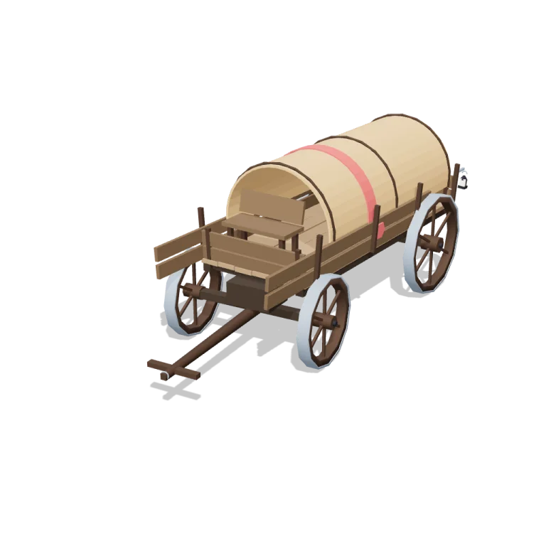 Supply wagon — free 3D model