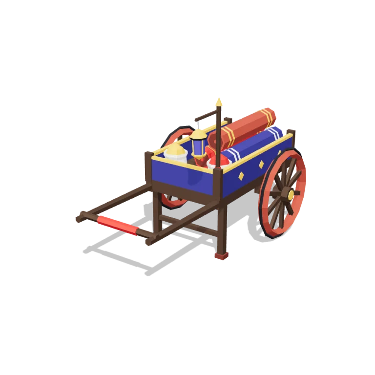 Hand cart — free 3D model