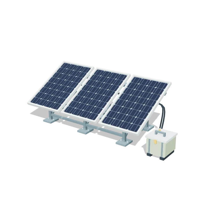 Solar Panel Array — free 3D model