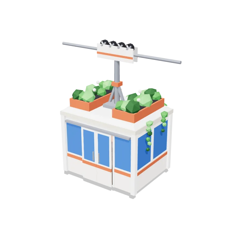 Cable gondola — free 3D model
