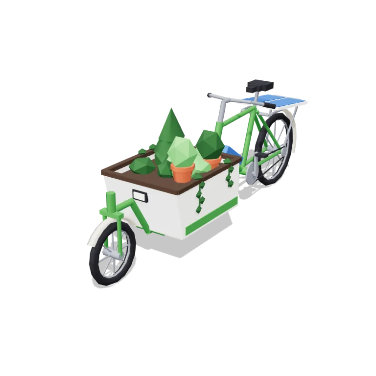 Cargo bike — free 3D model