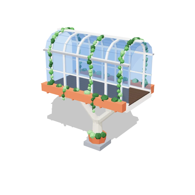 Glass walkways — free 3D model