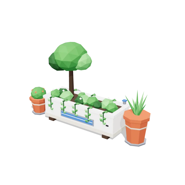 Planters — free 3D model