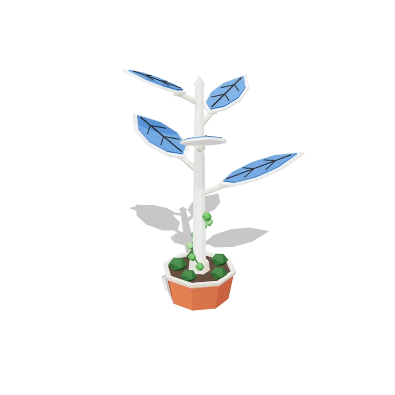 Solar leaves — free 3D model
