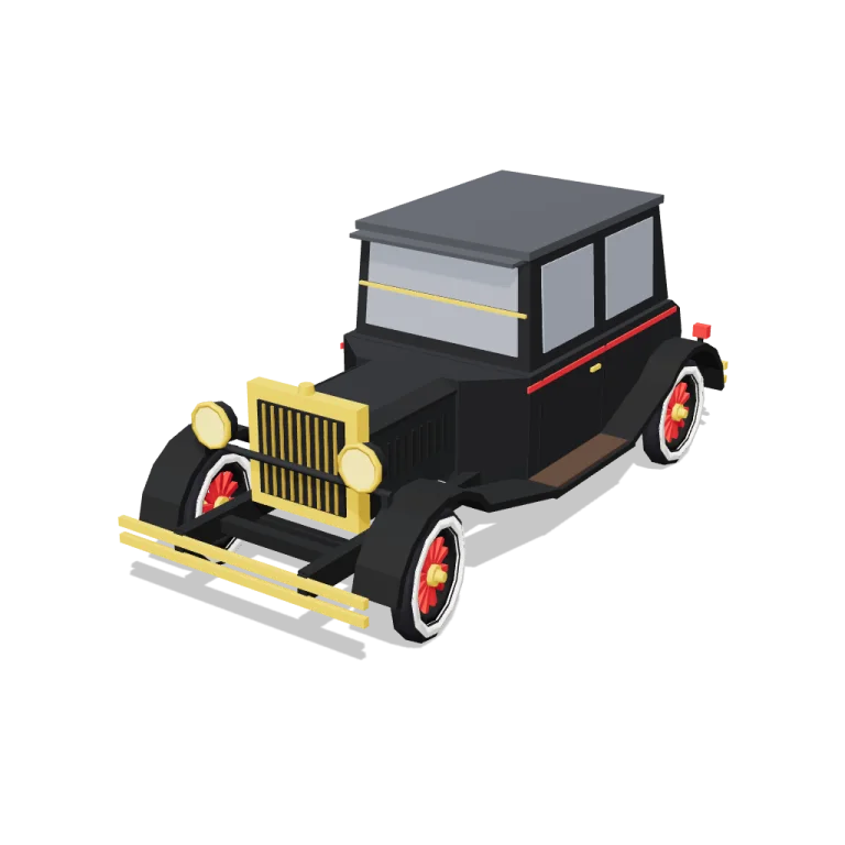Vintage car — free 3D model