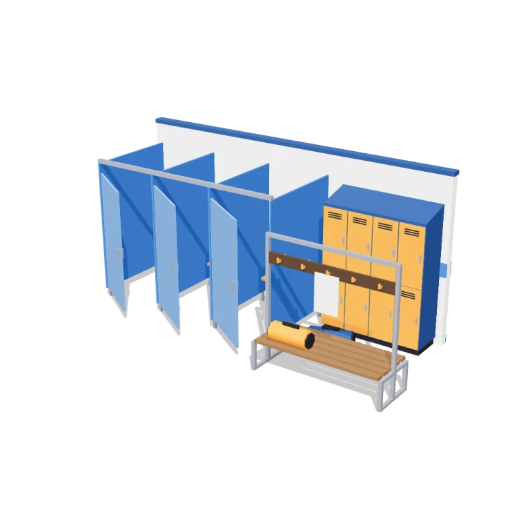 Changing rooms — free 3D model