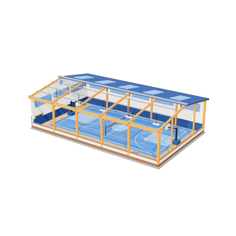 Sports hall — free 3D model