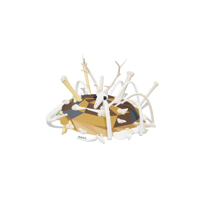 Bone piles — free 3D model