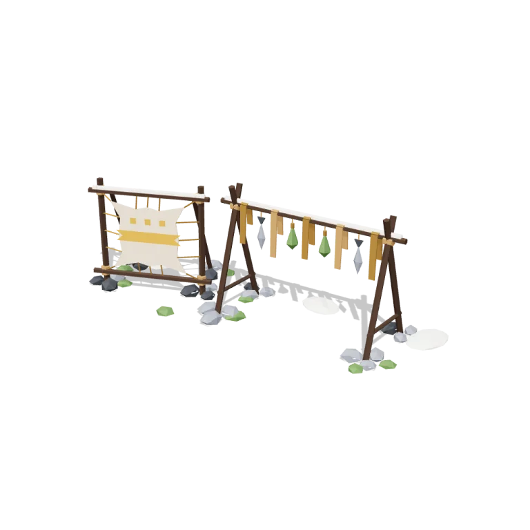 Drying frames — free 3D model