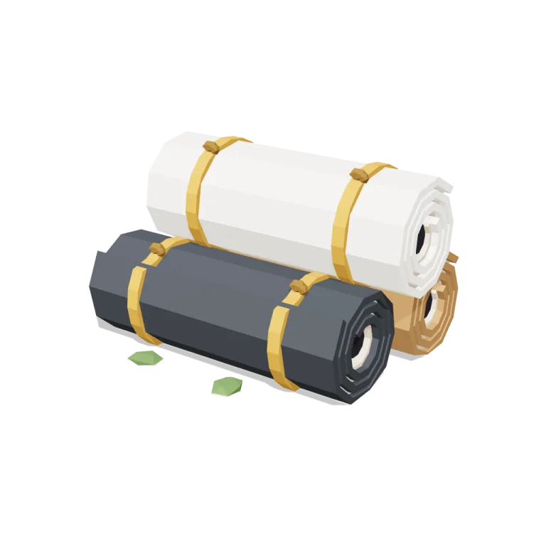 Fur rolls — free 3D model