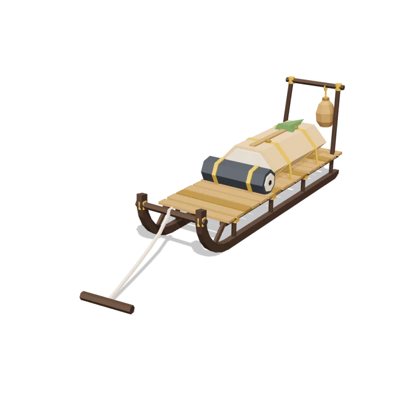 Sled — free 3D model