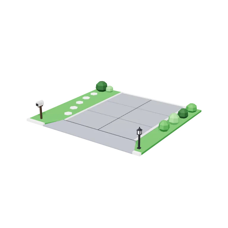 Driveways — free 3D model