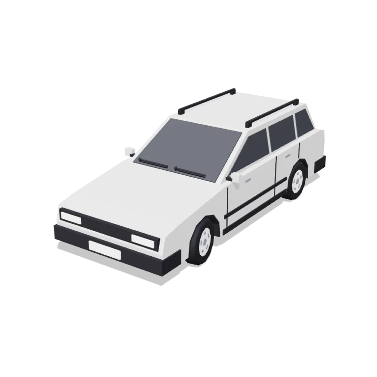 Family car — free 3D model
