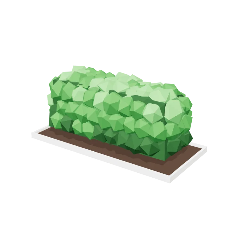 Hedges — free 3D model