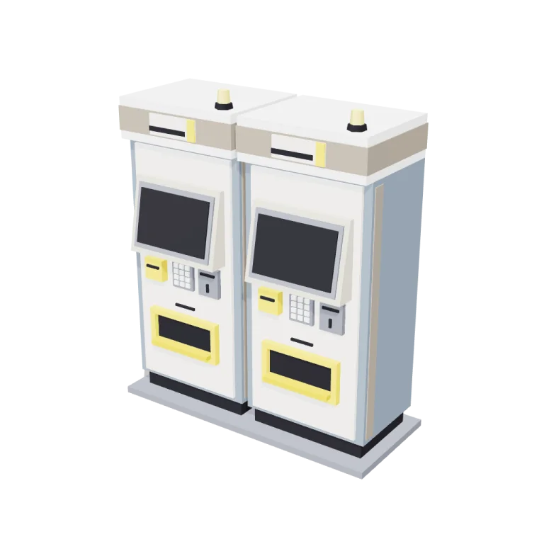 Ticket machines — free 3D model