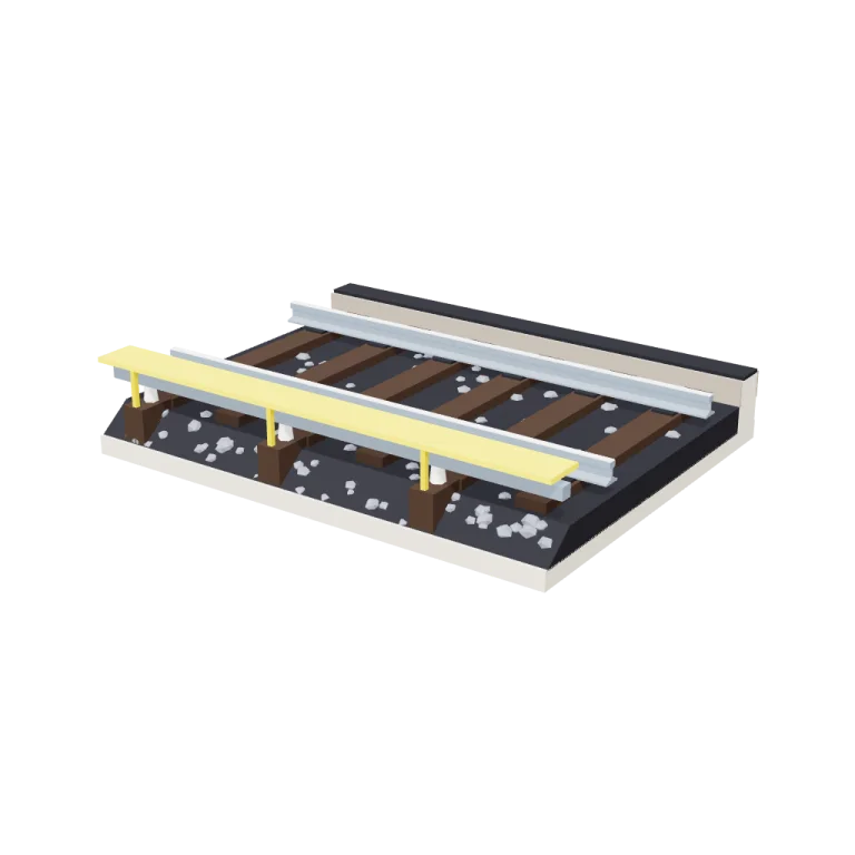 Track bed — free 3D model