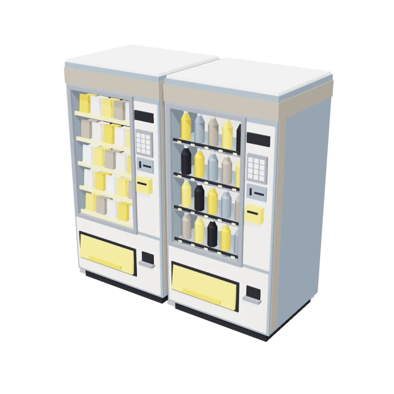 Vending machines — free 3D model