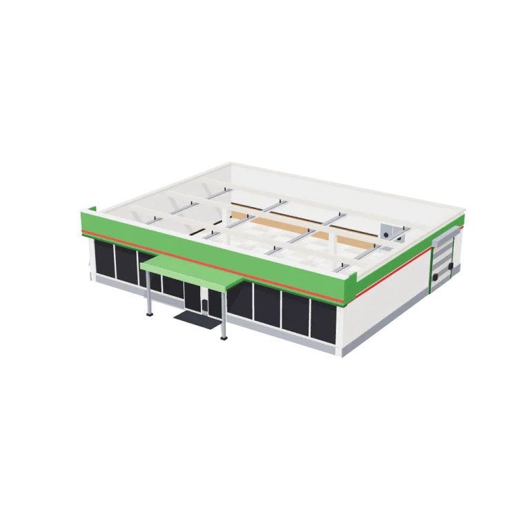 Shop shell — free 3D model