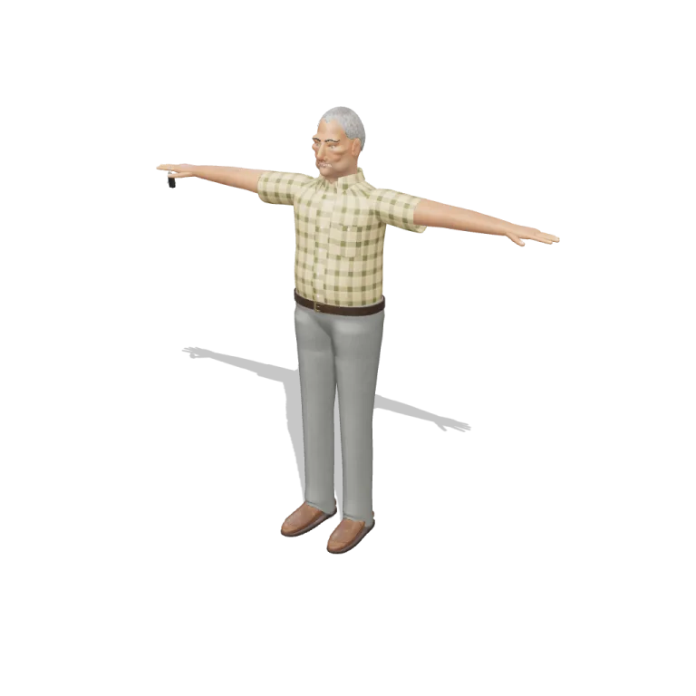 Taxi Driver — free 3D model