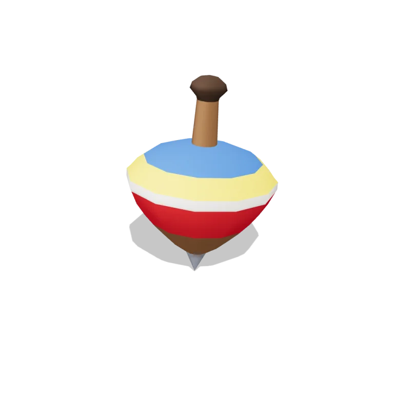 Spinning top — free 3D model