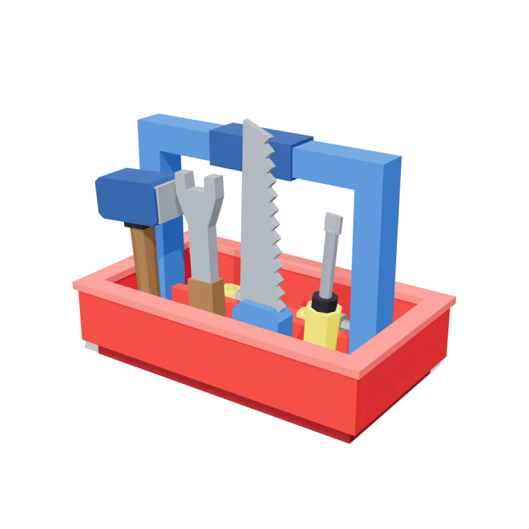 Toy tools — free 3D model